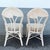 Wood Boho Chic Sculpted Pencil Reed Leaf Back Rattan Dining Chairs - Set of 4 For Sale - Image 7 of 10