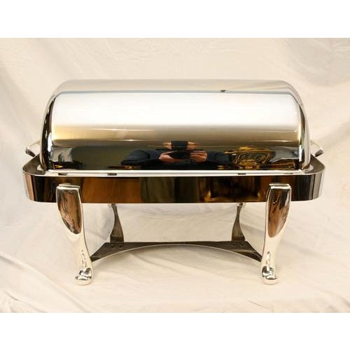 Vintage Silver Plate Chafing Dish, Sheffield For Sale - Image 12 of 13