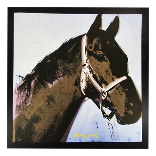 After Andy Warhol, Big Horse, 1980s, Numbered Limited Edition Lithograph For Sale