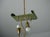 Green Mid-Century Modern Italian Pendant Lamp in Brass and Green Lacquered Metal, 1950s For Sale - Image 8 of 9