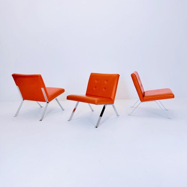 Mid-Century Modern Lounge Chair in Leather by Hans Eichenberger for Girsberger, 1960s For Sale - Image 17 of 18