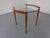 Italian side table made of glass and cherry wood by Tarcisio Colzoni for Porada from the 1990s. I have official proof of...