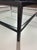 1990s Square Coffee Table with Iron Frame and Double Glass Shelf, 1999 For Sale - Image 5 of 9