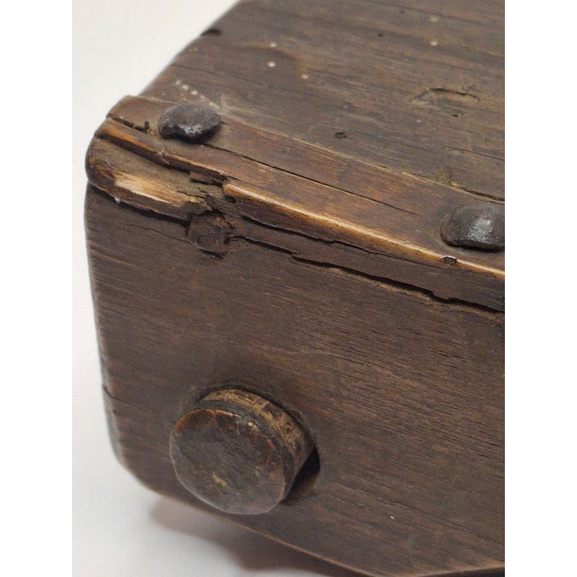 Museum Grade 18th Century Polish Galician Purim Grogger Rare Triangular Frame For Sale - Image 16 of 18