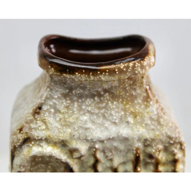 Ceramic 7802-30 Ceramic Rectangular Vase from Carstens, West Germany, 1960s For Sale - Image 7 of 10