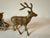 Vintage Brass Reindeer & Sleigh For Sale - Image 4 of 11