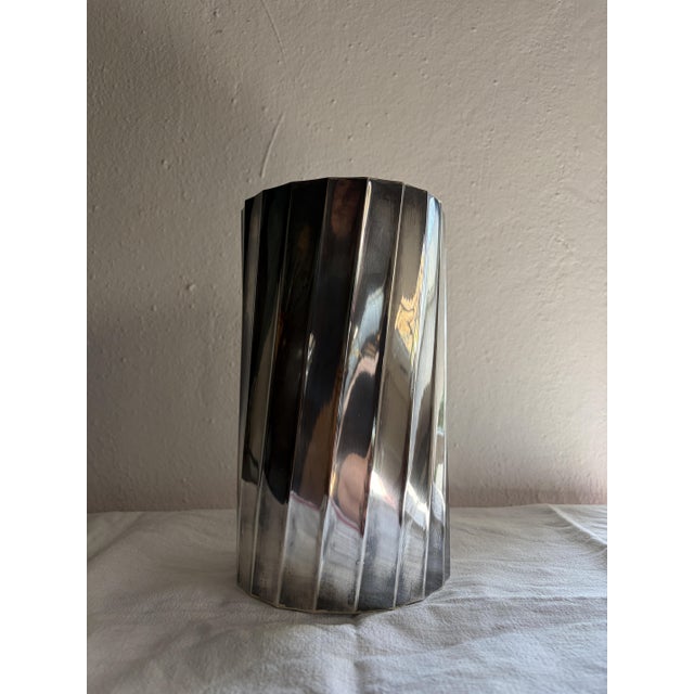 Champagne Cooler from Cartier, 1970s, in Good conditions. Designed 1970 to 1979 This piece has an attribution mark, I am...