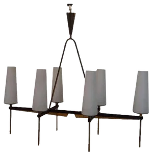 Large Mid-Century Ceiling Lamp, 1950s
