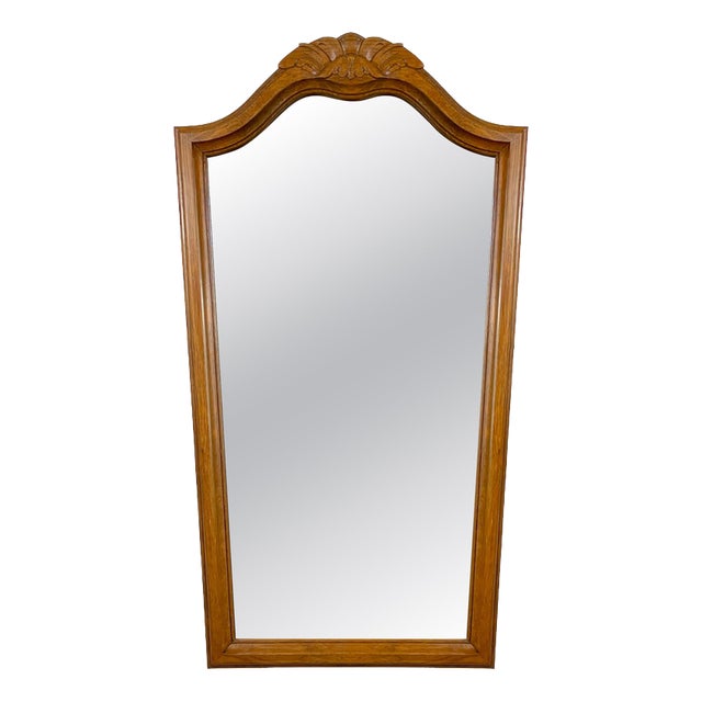 Art Deco Oak Wall Mirror, Germany, 1930s For Sale