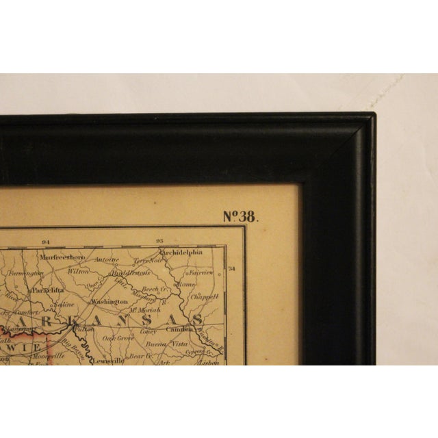 American Circa 1853 "New Map of the State of Texas" in Frame For Sale - Image 3 of 8