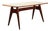 Table with Back-Treated Glass Top, 1950s For Sale