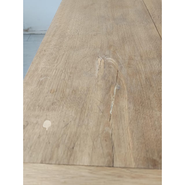 Vintage Farmhouse Table in Oak, 1890s For Sale - Image 12 of 18