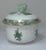 Herend Hungary Chinese Bouquet Green Vintage Porcelain Lidded Box For Sale In Providence - Image 6 of 12