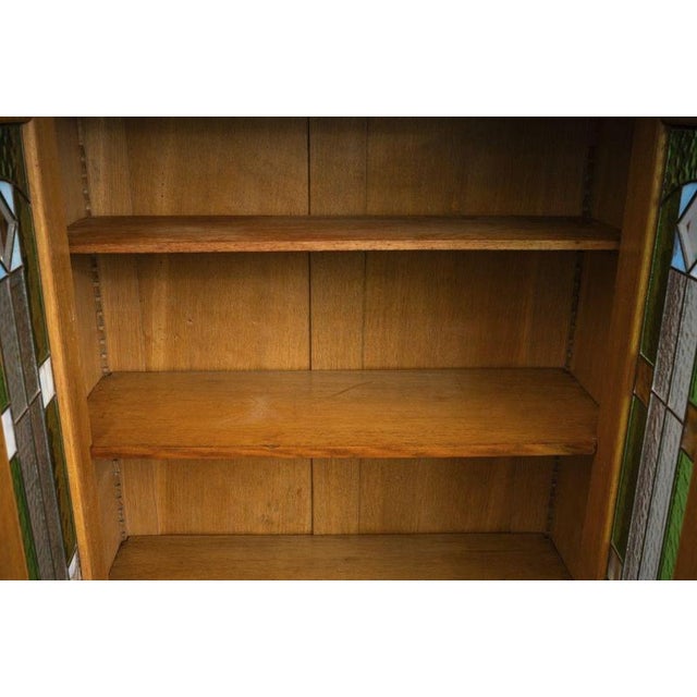 Gründerzeit Oak Bookcase, 1900s For Sale - Image 9 of 18