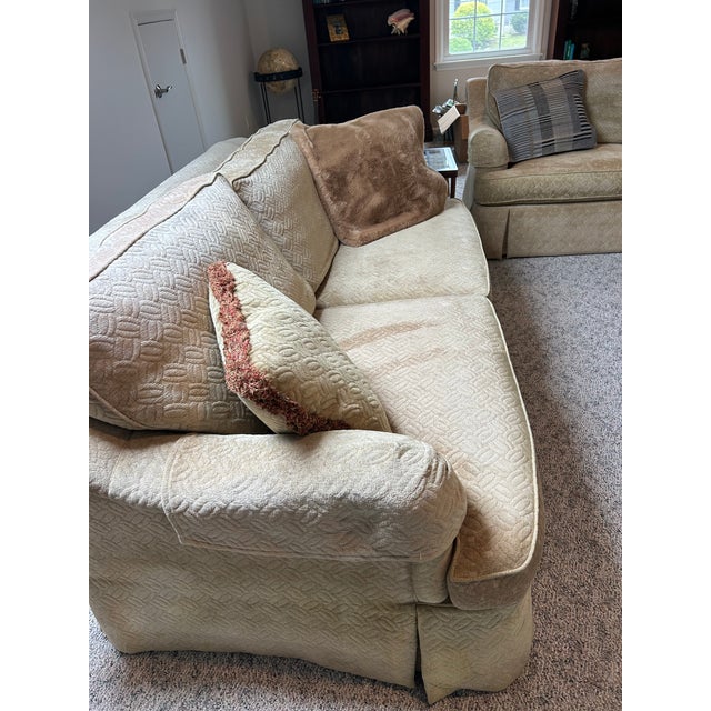 Textile Hancock & Moore Velvet Sofas (2) For Sale - Image 7 of 18
