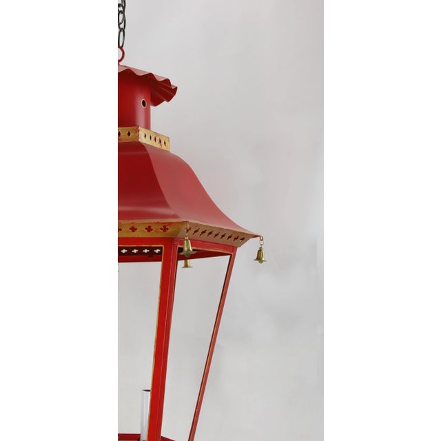 Chinoiserie Chinoiseries Two-Tiers Ceiling Chandelier. For Sale - Image 3 of 12