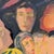 Expressionist oil on canvas by Luciano De Vita, dated 1975 and signed. The work features an intense figurative...