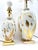 Mid-Century Modern Table Lamps in Porcelain and 24kt Gold by Mangani Florenz for Oggetti, Italy, 1970s, Set of 2 For Sale - Image 3 of 16