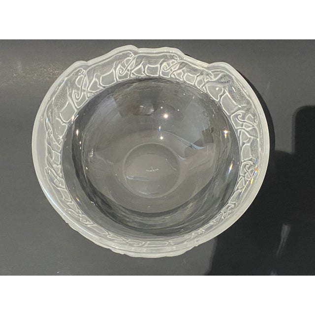 Glass Nachtmann Safari Leopard Bowl For Sale - Image 7 of 13