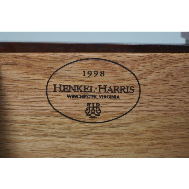 Henkel Harris Mahogany Inlaid 4 Door Server For Sale - Image 12 of 12