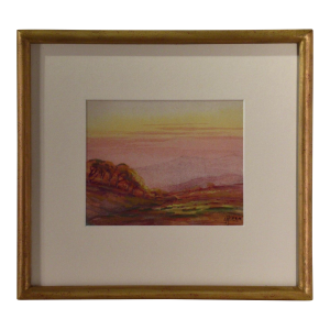 Elizabeth Hoen Sonoma County Landscape 1901 Painting