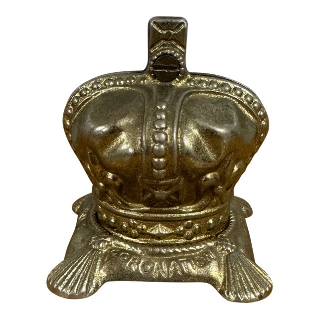 Vintage Elizabeth II Coronation Commemorative Bank For Sale