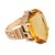 Mid 20th Century Mid 20th Century Retro 9.00 Carat Citrine 14k Rose Gold Cocktail Ring, Size 5.25 For Sale - Image 5 of 5