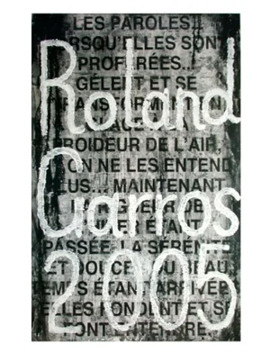 2005 Jaume Plensa Roland-Garros Poster