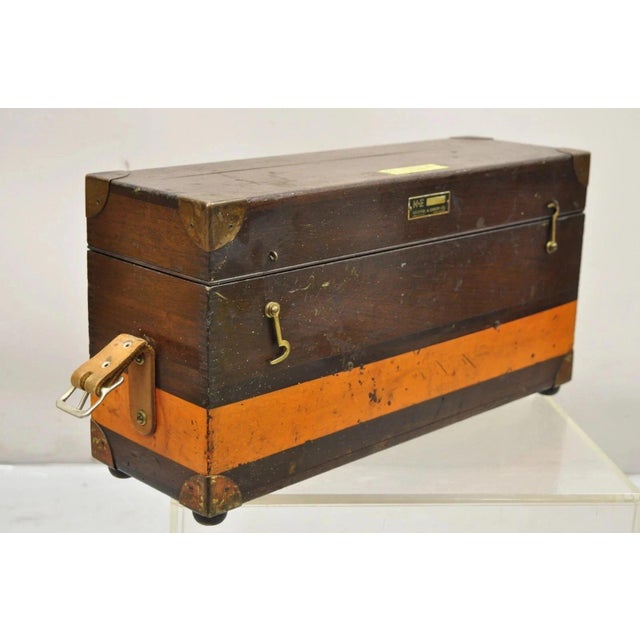 Victorian Antique Keuffel & Esser Co 141547 Surveyors Compass in Case W Wooden Tripod Base For Sale - Image 3 of 12