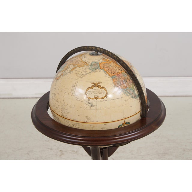 Brandt Brandt Replogle Globe/Mahogany Stand For Sale - Image 4 of 17