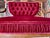 Vintage Victorian-Style Wine Red Velvet Loveseat For Sale - Image 9 of 17