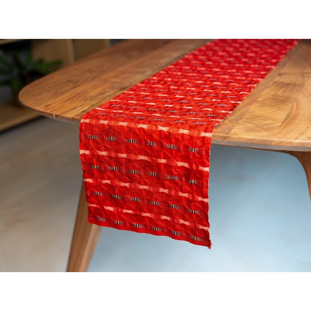 Japanese Ceremonial Silk Table Runner by Renaras For Sale - Image 6 of 6