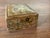 Wood Antique Wood and Gesso Hand Painted Floral Box For Sale - Image 7 of 10