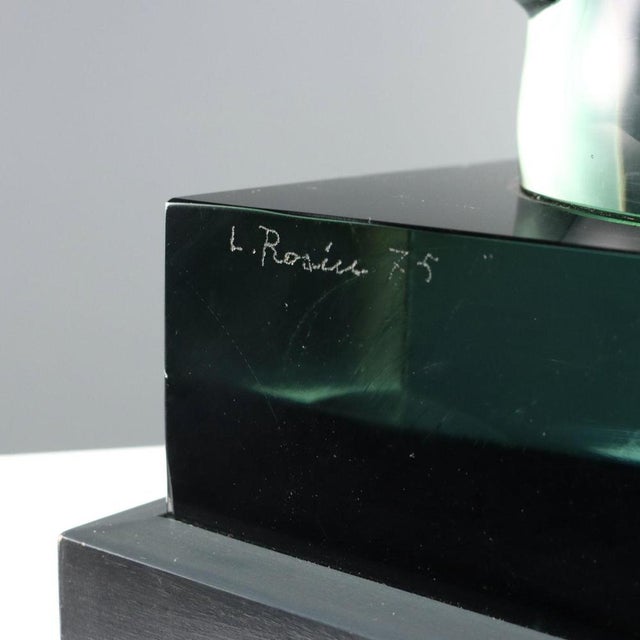 Loredano Rosin, Bust of a Young Woman, Glass For Sale - Image 8 of 9