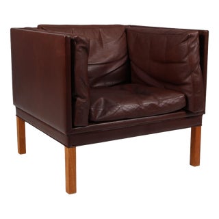 Lounge Chair attributed to Illum Wikkelsoe Holger Christensen, 1960s For Sale