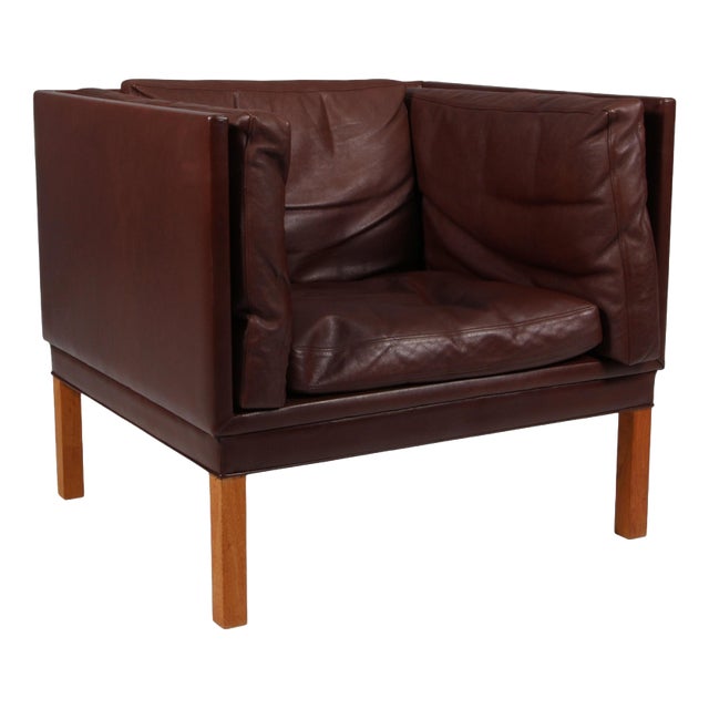 Lounge Chair attributed to Illum Wikkelsoe Holger Christensen, 1960s For Sale