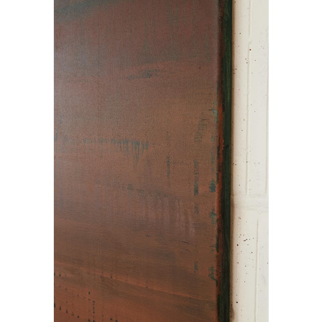 "Volcanic Monochrome 2" - Large Abstract Acrylic Painting by Simon Findlay For Sale - Image 6 of 18