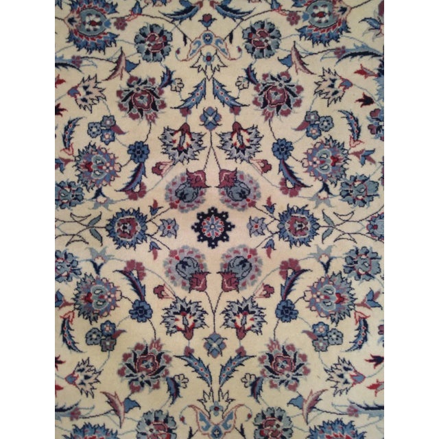 Wool pile Persian Isphahan design rug hand woven in China by a master weaver-