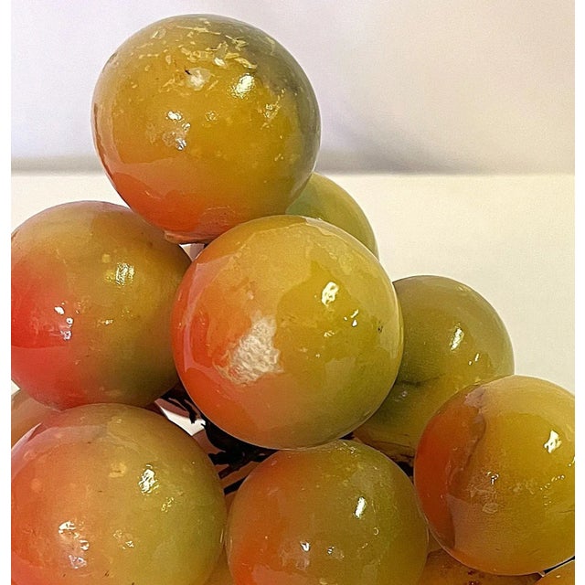 1960's Collection of Mediterranean Style Lucite Grape Clusters Set of