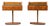 Italian Bedside Tables, 1950s, Set of 2 For Sale