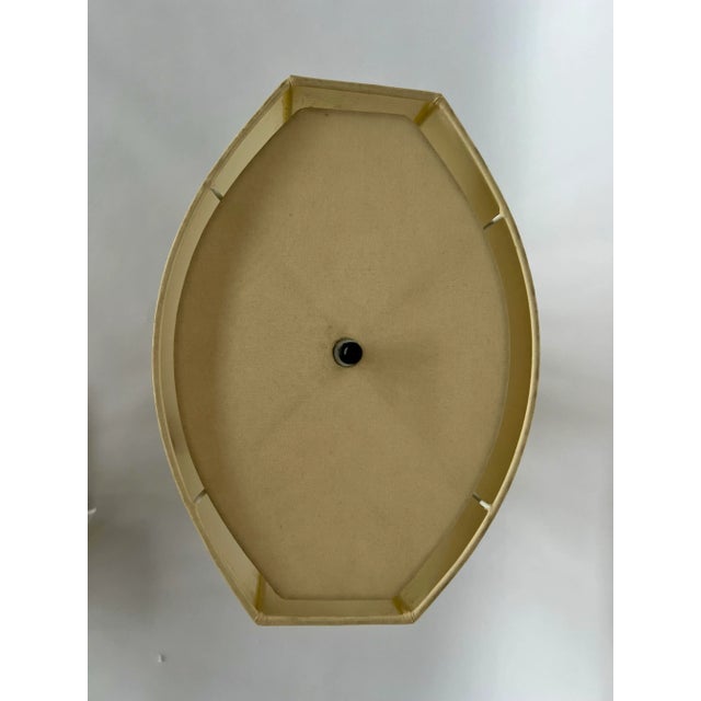 Art Deco Table Lamp With Swan Patterning by Chapman, 1982 For Sale In Denver - Image 6 of 6