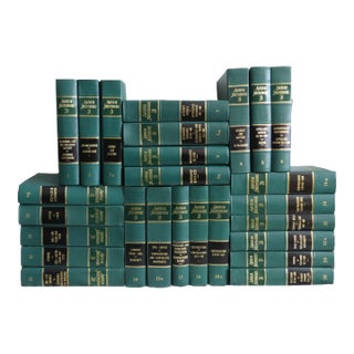 Vintage Law Books / Bindings, 17 Volumes, 5 Sets Available For Sale