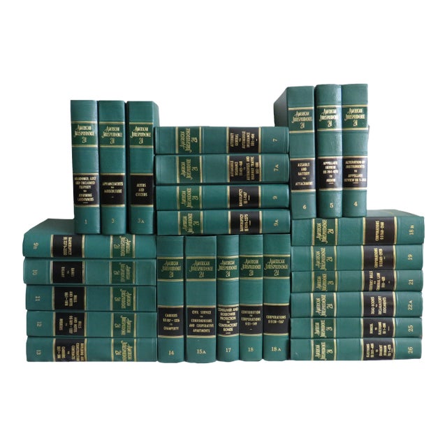 Vintage Law Books / Bindings, 17 Volumes, 5 Sets Available For Sale