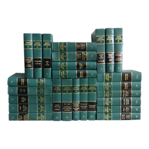 Vintage Law Books / Bindings, 17 Volumes, 5 Sets Available