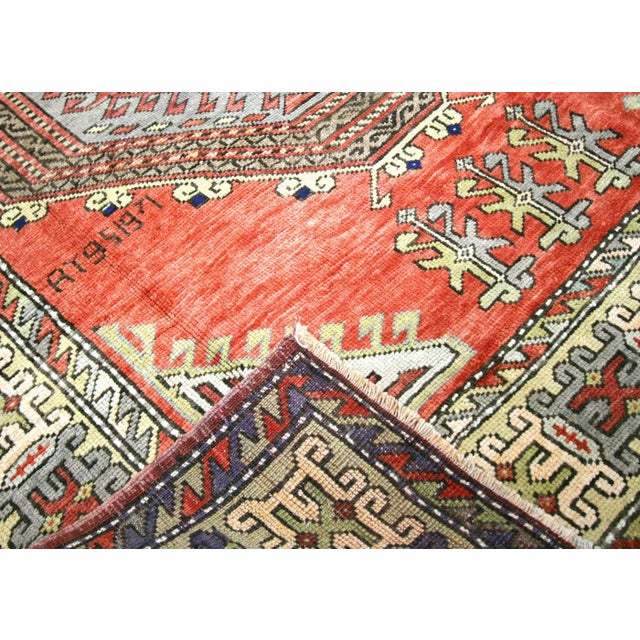 1960s Turkish Oushak Rug For Sale - Image 4 of 7