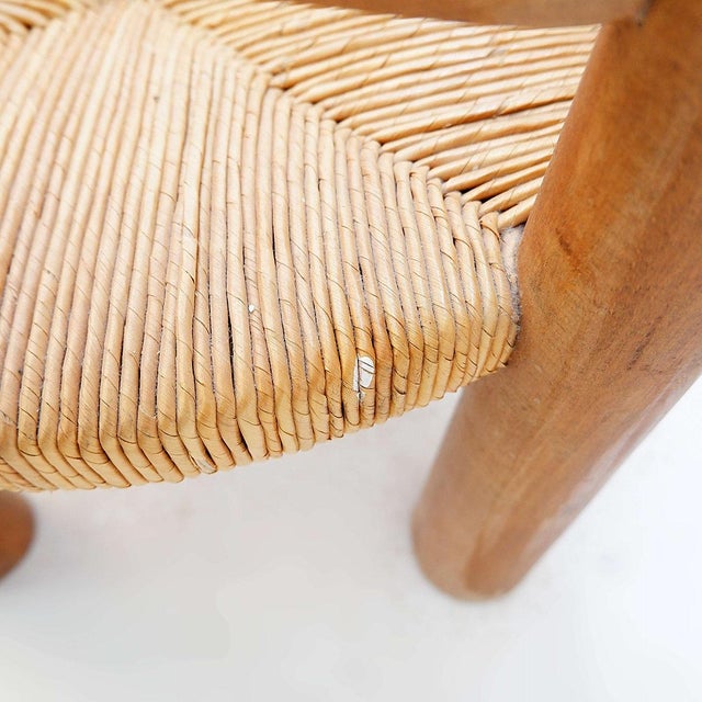 Charles Dudouyt Low Brutalist Chairs by Charles Dudouyt, 1960s, Set of 2 For Sale - Image 4 of 15