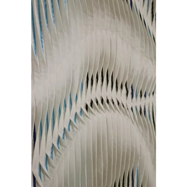 Modern Yasmina Kijek, Textured Artwork with Relief Effect, 2023, Fabric & Mixed Media For Sale - Image 3 of 13