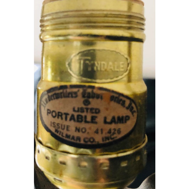 Cream Early 20th Century Tyndale Frederick Cooper Cream & Gold Porcelain Table Lamps - A Pair For Sale - Image 8 of 9