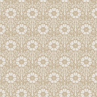 SAMPLE - Boråstapeter Nyponros Wallpaper In Natural For Sale