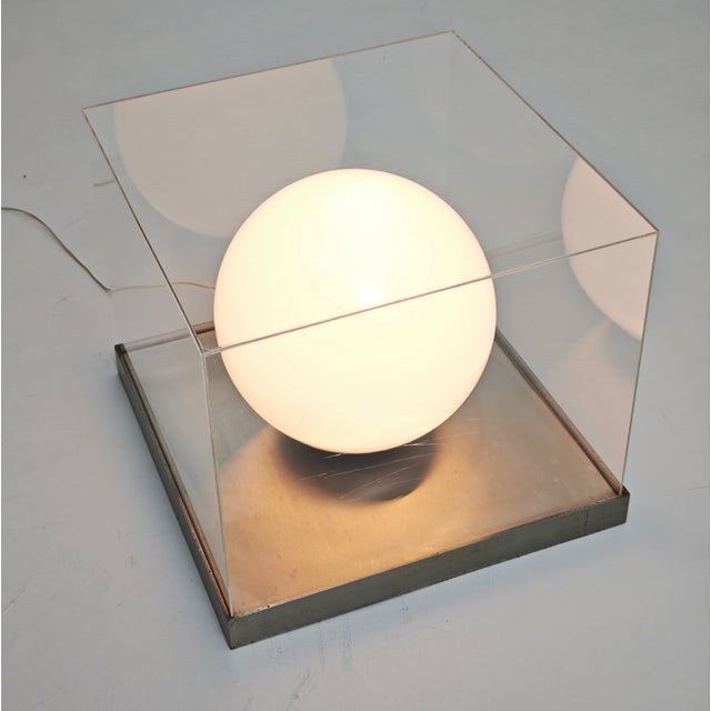 Table Lamp in Glass, Acrylic Glass and Metal, Italy, 1970 For Sale - Image 18 of 18